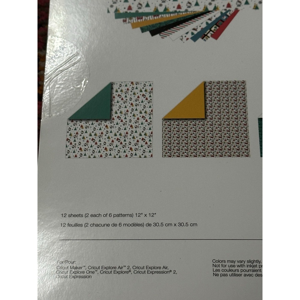 New 3 Packs Cricut Hello Kitty Holiday Deluxe Paper 12x12 Christmas Rare Sealed - Picture 3 of 9